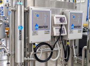 Sistema UV-C per il trattamento dei liquidi di processo